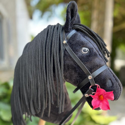 Hobby Horse Frison noir pour Hobby Horsing Taille L