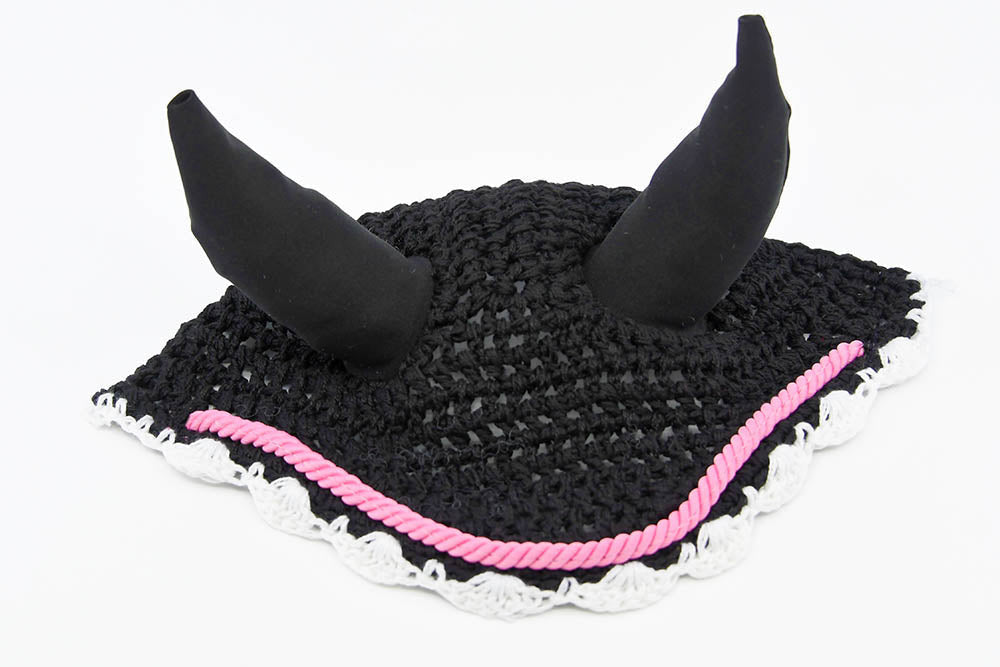 Hobby Horse Noir avec manche à roulette pour les tous petits Taille S