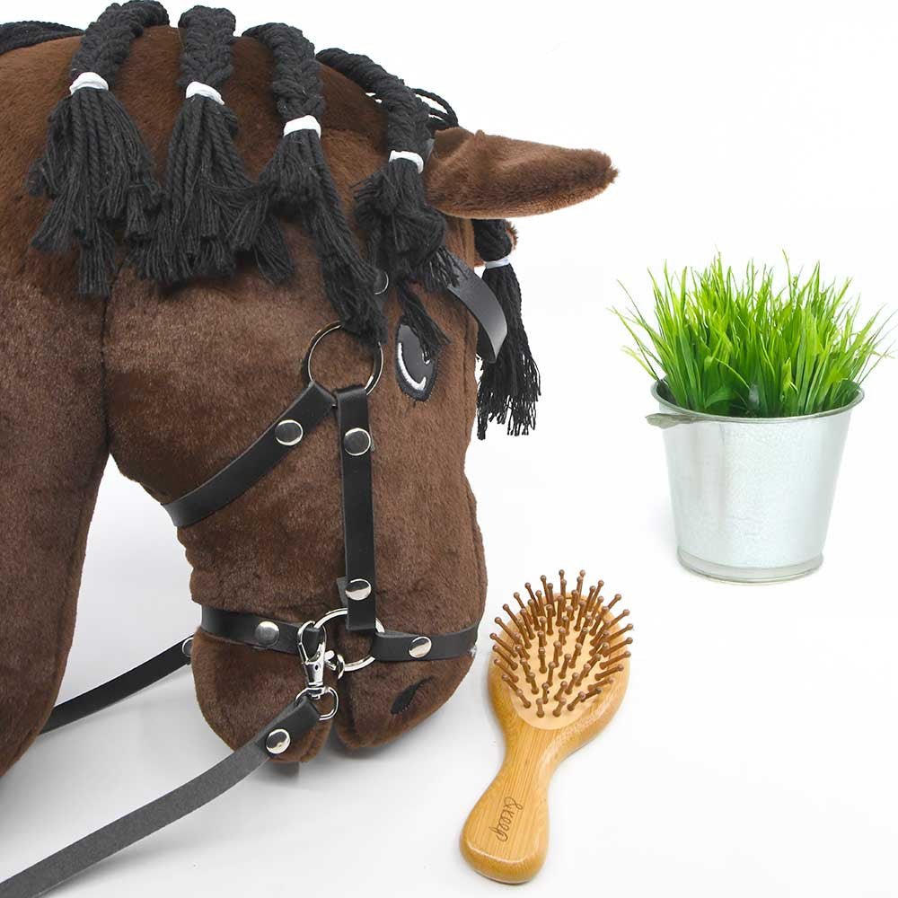 Ensemble licou et longe pour chevaux Hobby Horse en macramé - France Ensemble licou et longe pour chevaux Hobby Horse en macramé - France