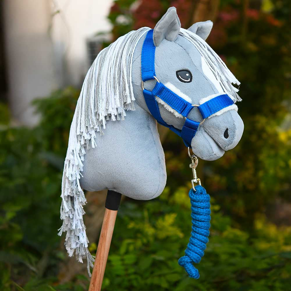 Licol Moumoute bleu pour Hobby Horse