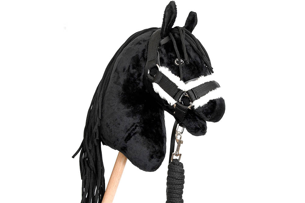 Licol Moumoute noir pour Hobby Horse