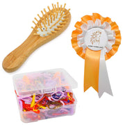 Kit de Coiffure Hobby Horse – Brosse, Élastiques et Flot en cadeau