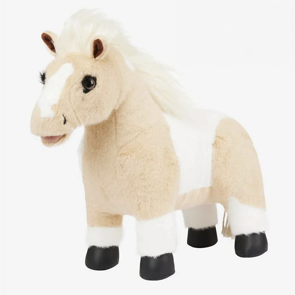 Mini cheval en peluche pie palomino Lemon- Lemieux