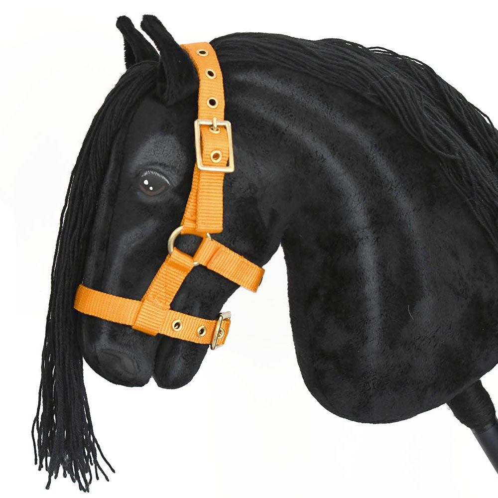 Licol Réglable Noir Pour Hobby Horse – Accessoire Confortable Et Élégant Pour Cheval Bâton Enfant