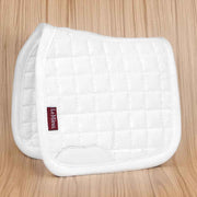 Mini-tapis de selle blanc pour cheval en peluche Lemieux