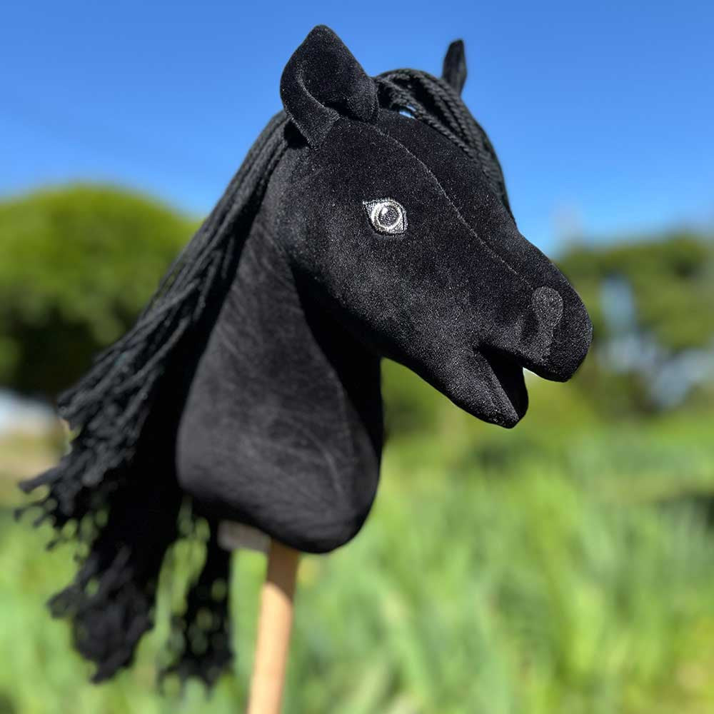 Mini Hobby Horse Noir pour Enfant dès 3 Ans