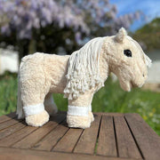 Cheval poney en peluche Palomino - HKM