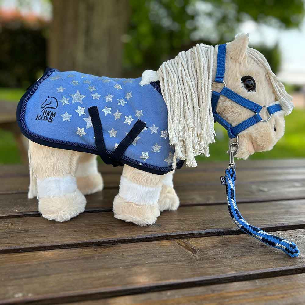 cheval poney peluche couverture et licol