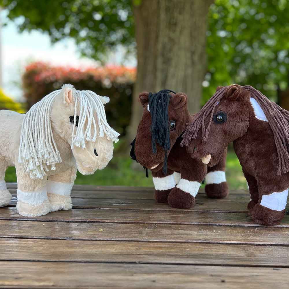 Cheval en peluche Palomino - HKM