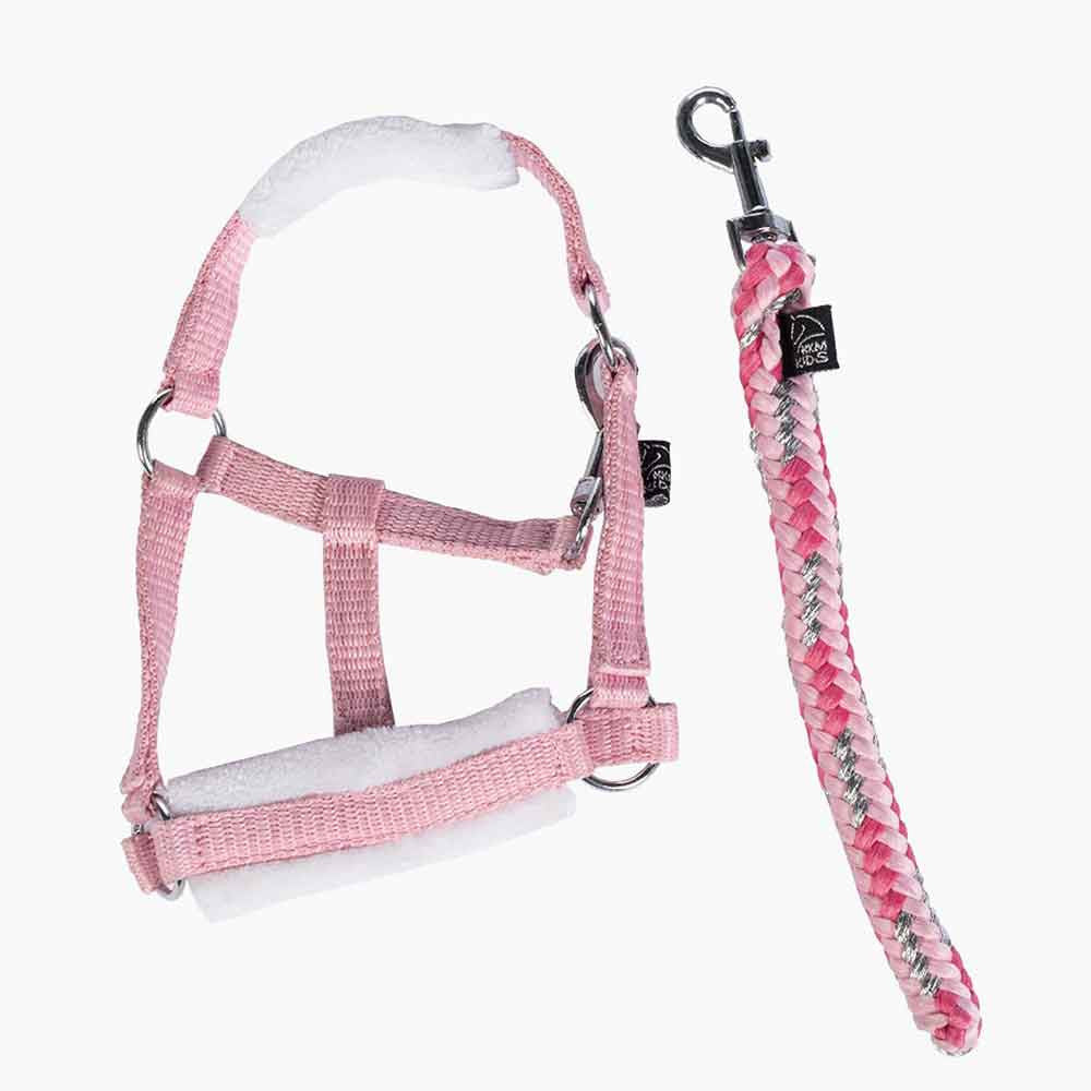 Couverture et licol Pink Star mini poney HKM