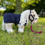 Couverture et licol Navy mini poney HKM