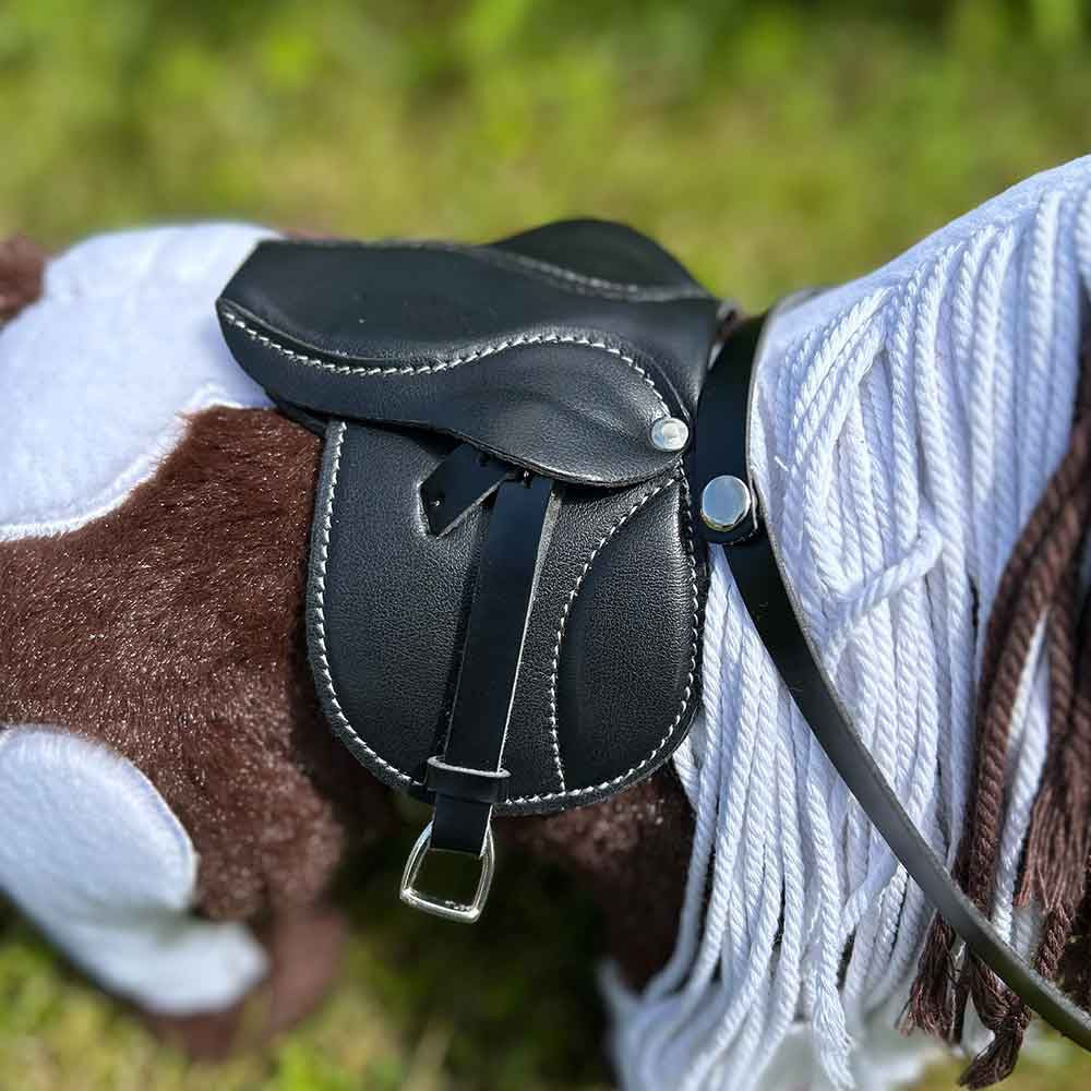 Mini Selle pour poney en peluche HKM