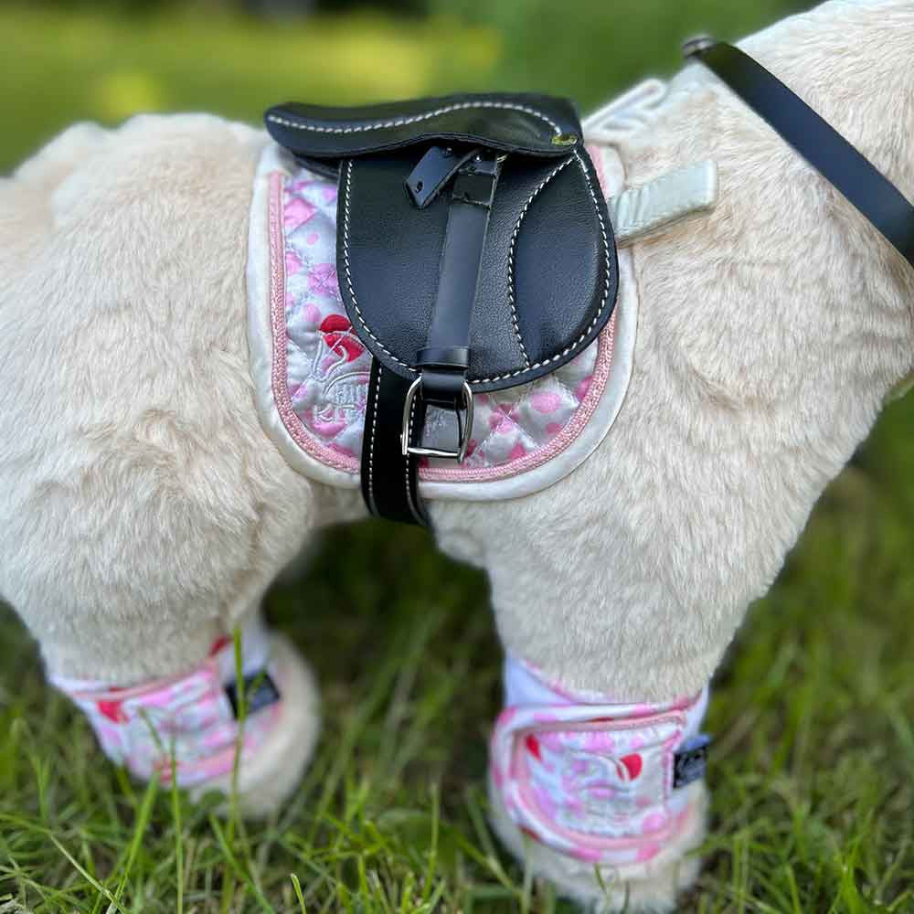 Set d'accessoires Rose Cœur pour mini poney HKM