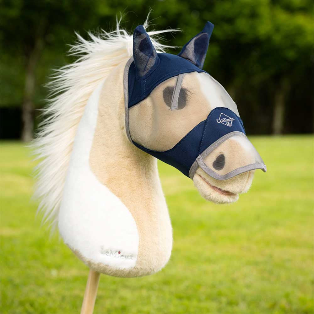 Bonnet masque anti-insectes pour hobby horse