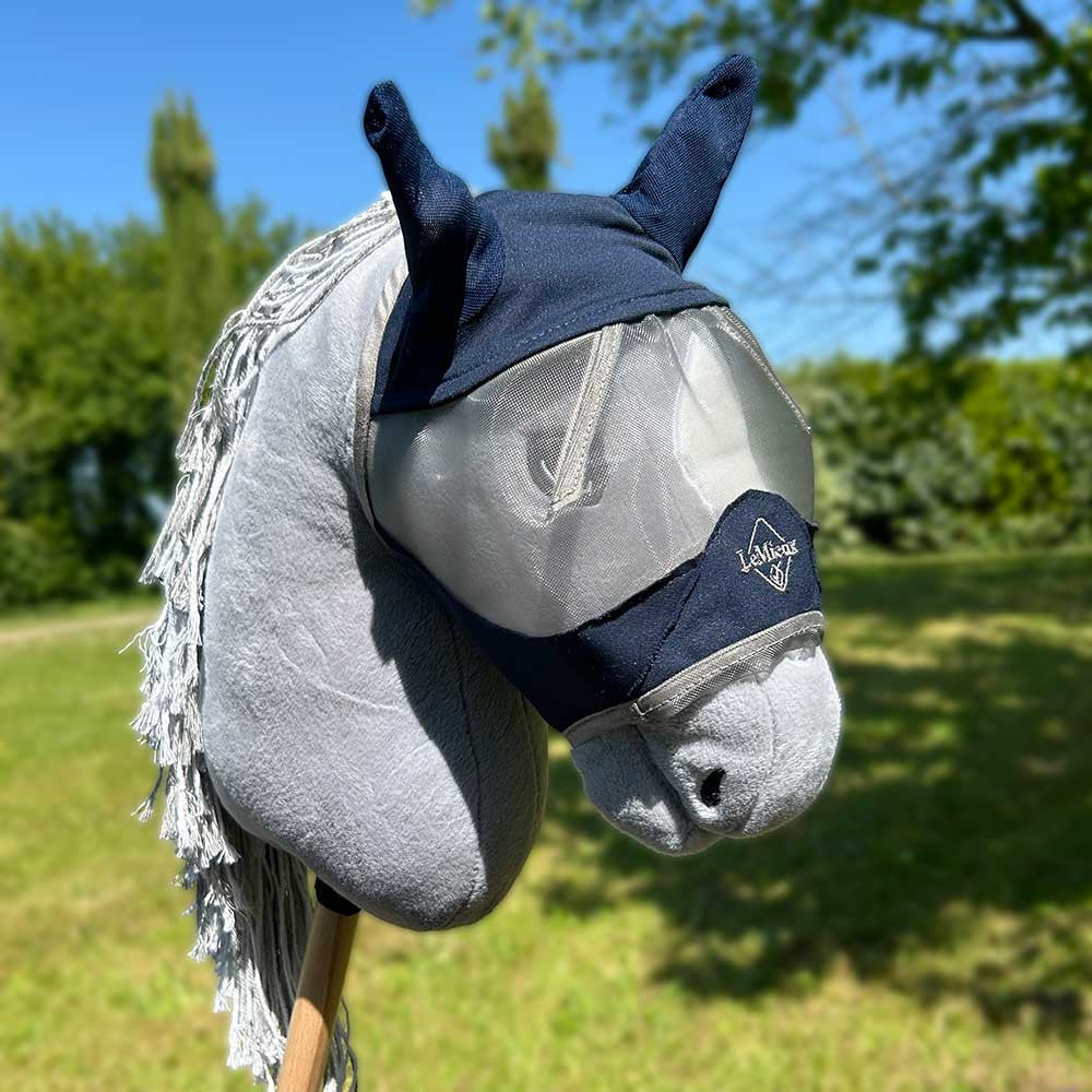 Bonnet masque anti-insectes pour hobby horse