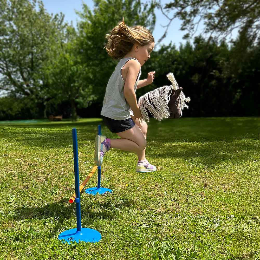Mini Hobby Horse Alezan Brûlé pour Enfant dès 3 Ans