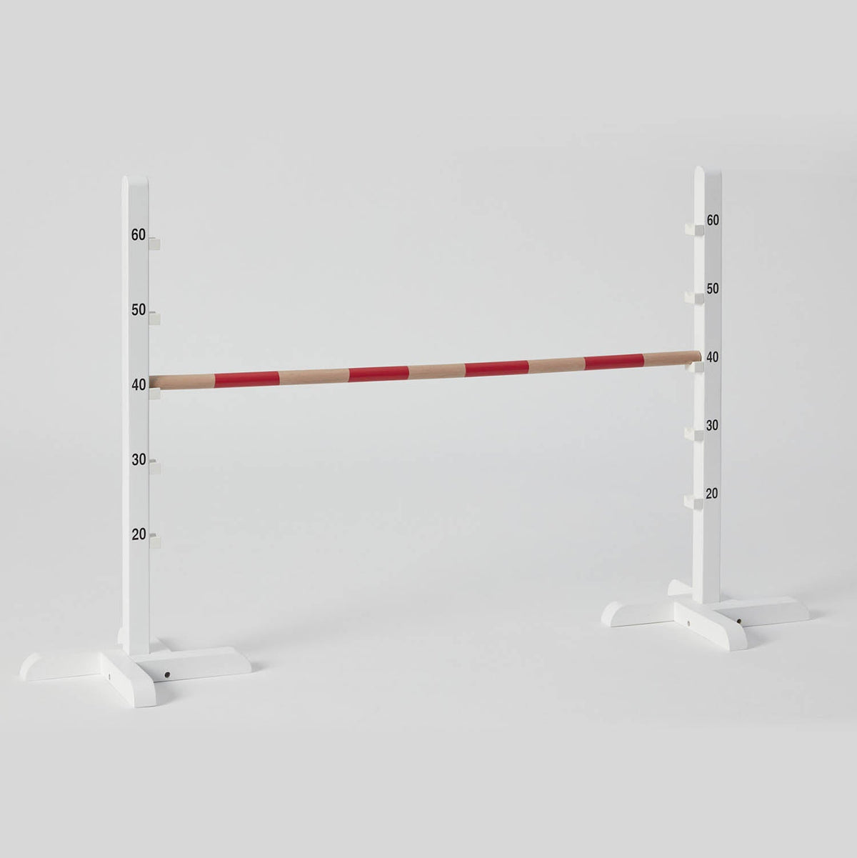 Obstacle De Saut Hobby Horse 120cm Faisceau 50mm Rouge - Idéal Pour Enfants Et Animaux