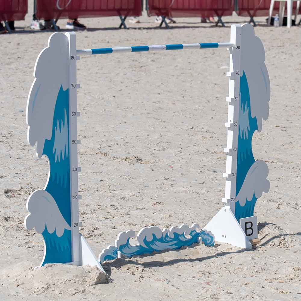 Obstacle et sous bassement WAVE pour Hobby Horsing Jump