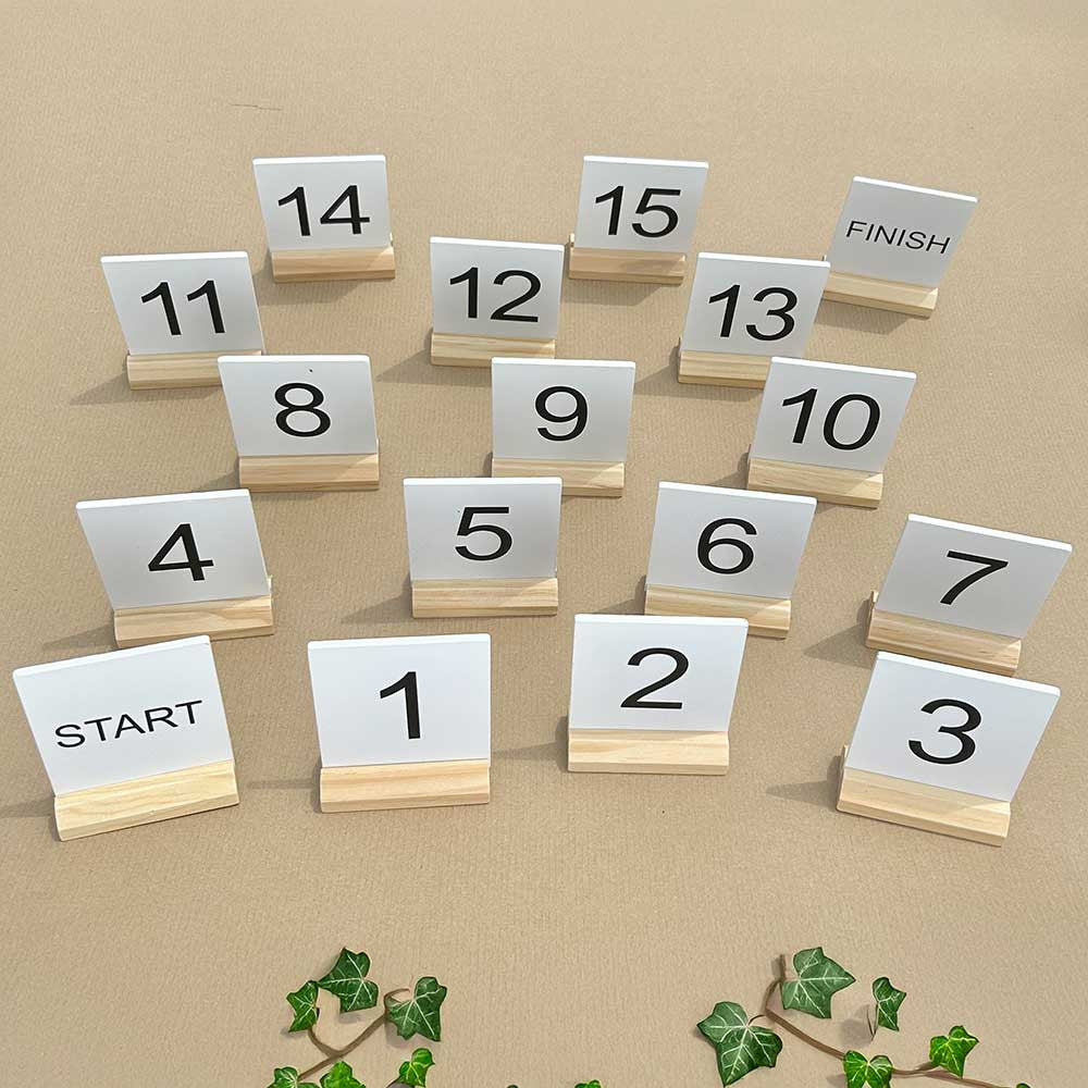 Lettres de Manège et Numéros d'Obstacle pour Hobby Horsing