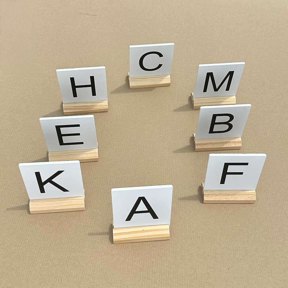 Lettres de Manège et Numéros d'Obstacle pour Hobby Horsing