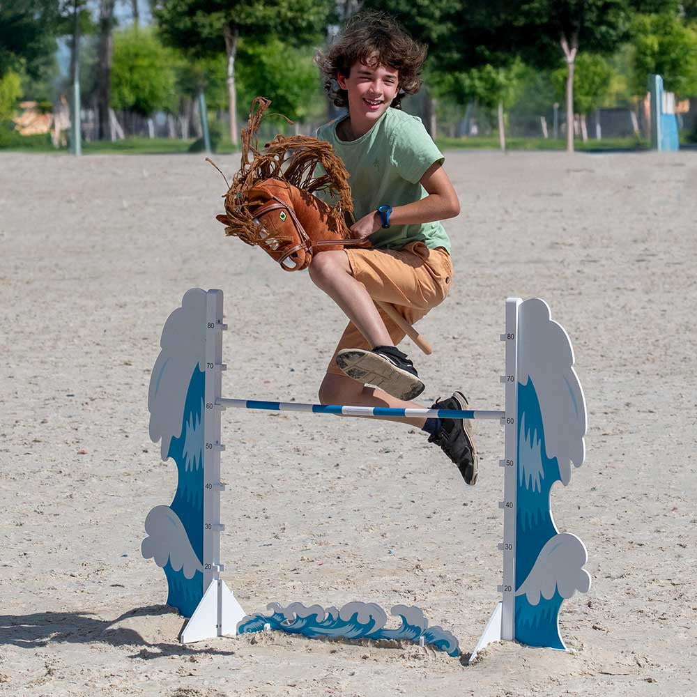 Obstacle et sous bassement WAVE pour Hobby Horsing Jump