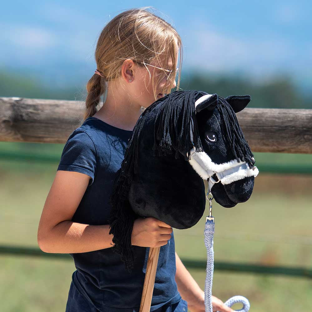 Pack Hobby Horse Harmony : licol et bonnet Gris Argenté