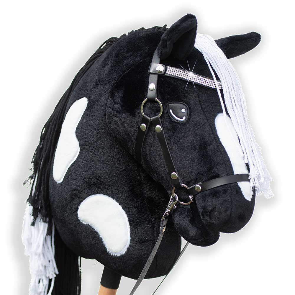 Hobby Horse Pie Noir Black Diamond avec Filet Complet avec Frontal Scintillant