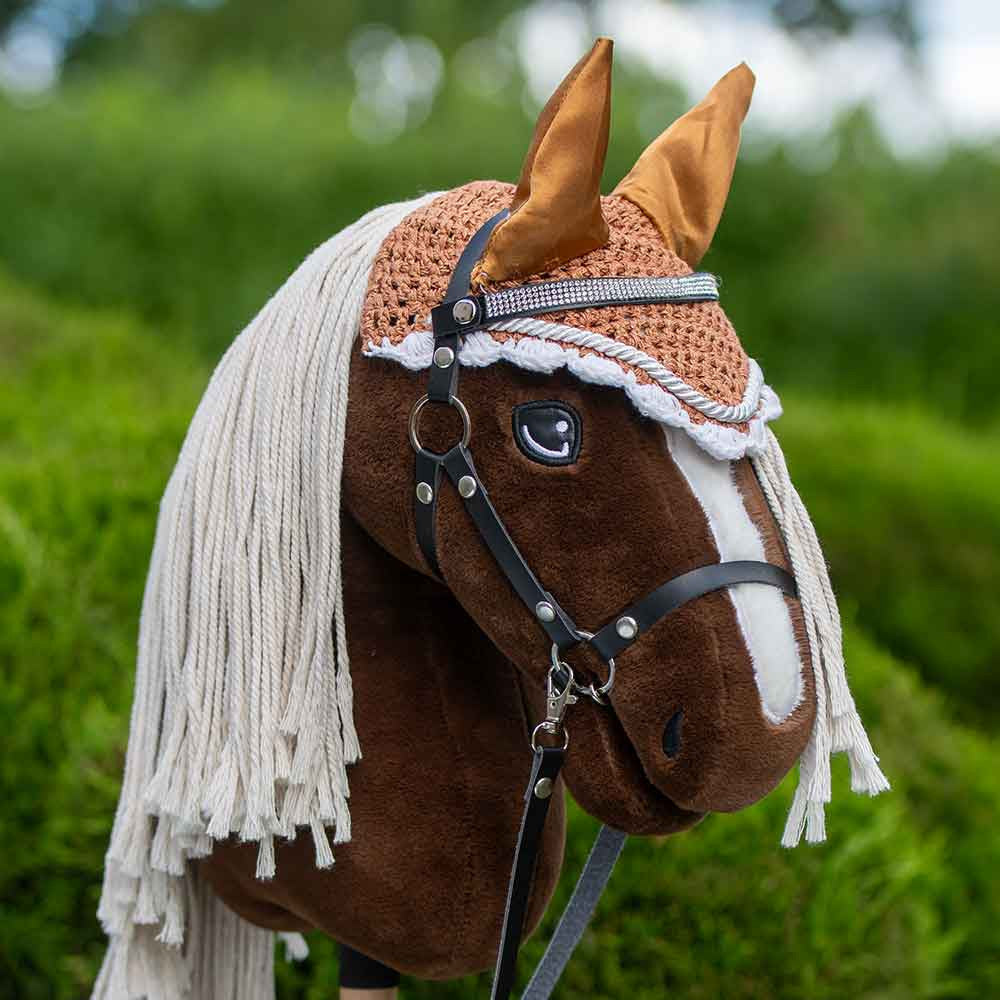 Pack Hobby Horse Harmony : licol et bonnet marron gold