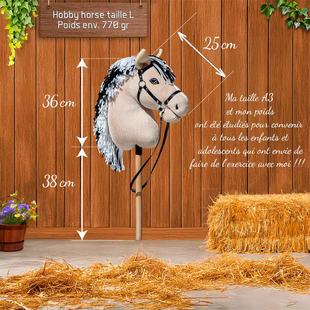 Taille de hobby horse A3