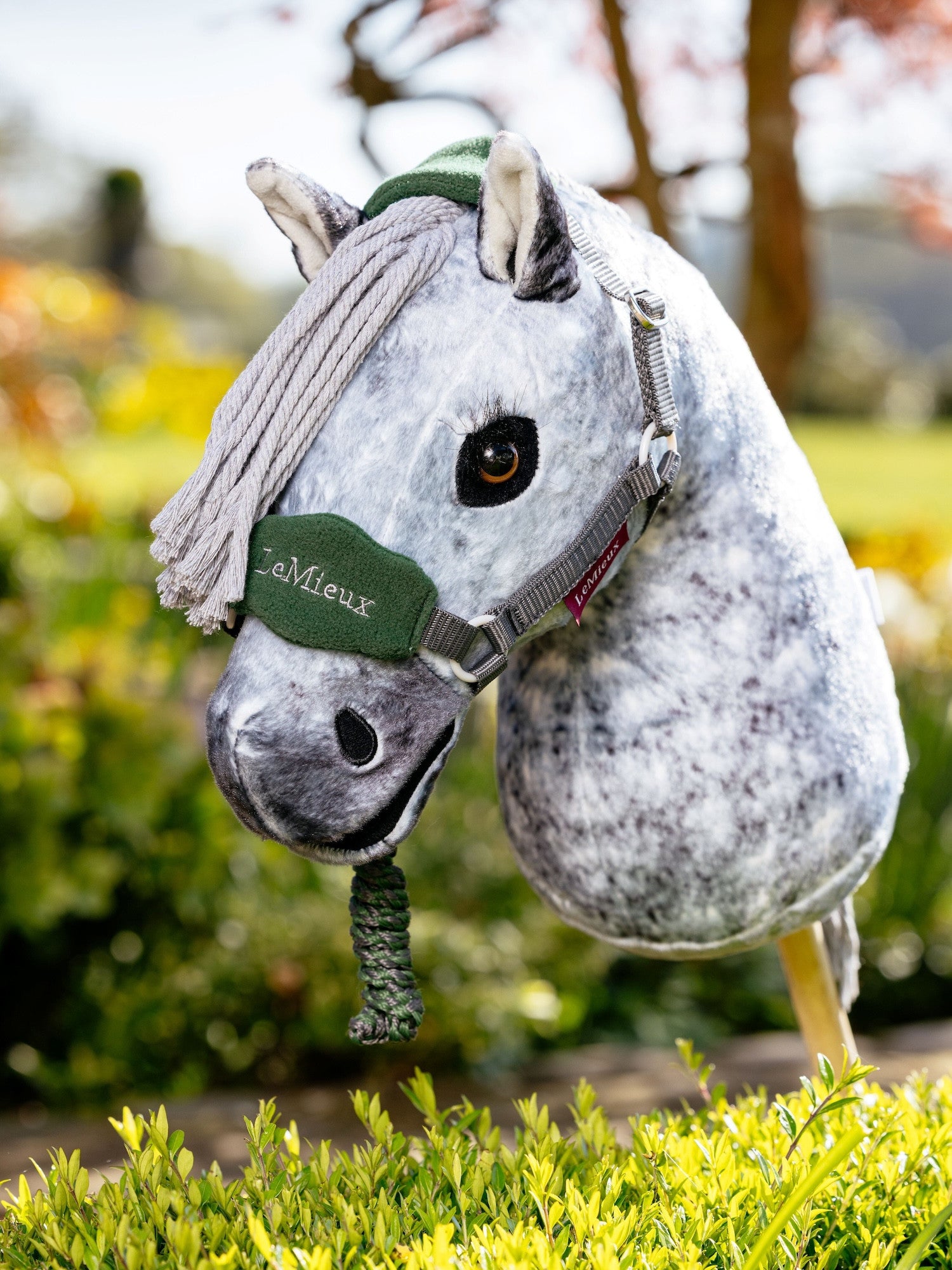 Hobby Horse Vogue Headcollar hunter green by Le Mieux