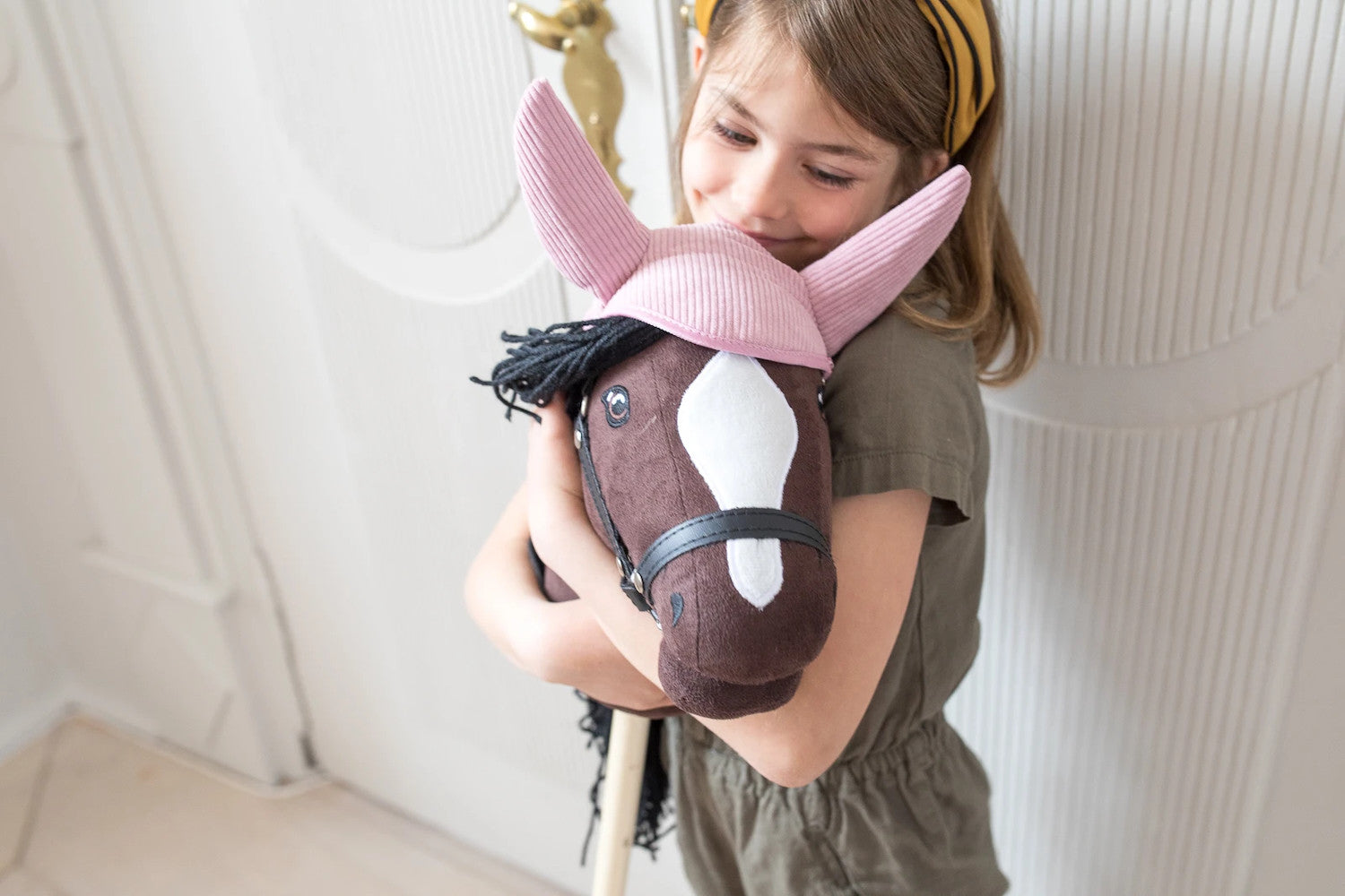 Saddle pad and bonnet rose By Astrup