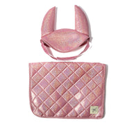 Saddle pad and bonnet pink By Astrup