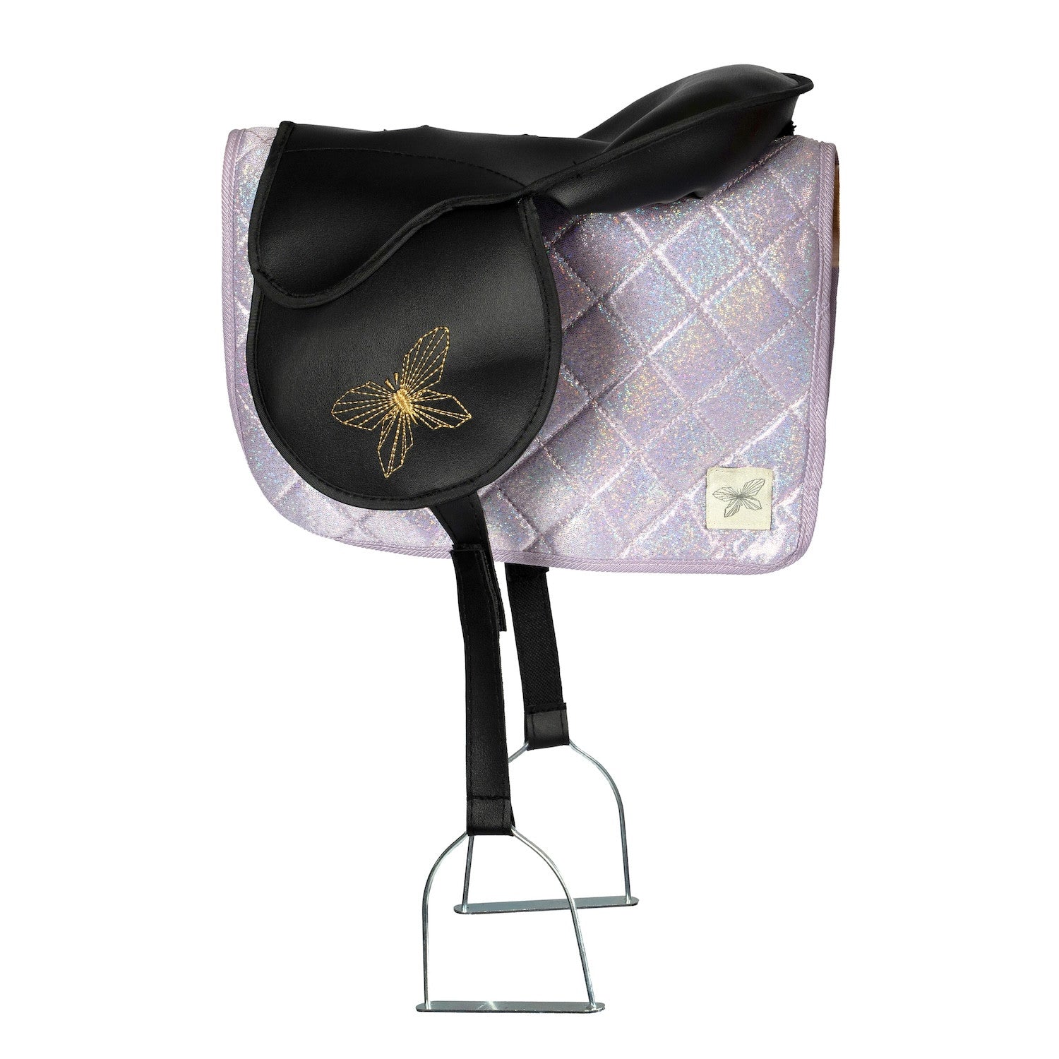 Saddle pad and bonnet purple By Astrup