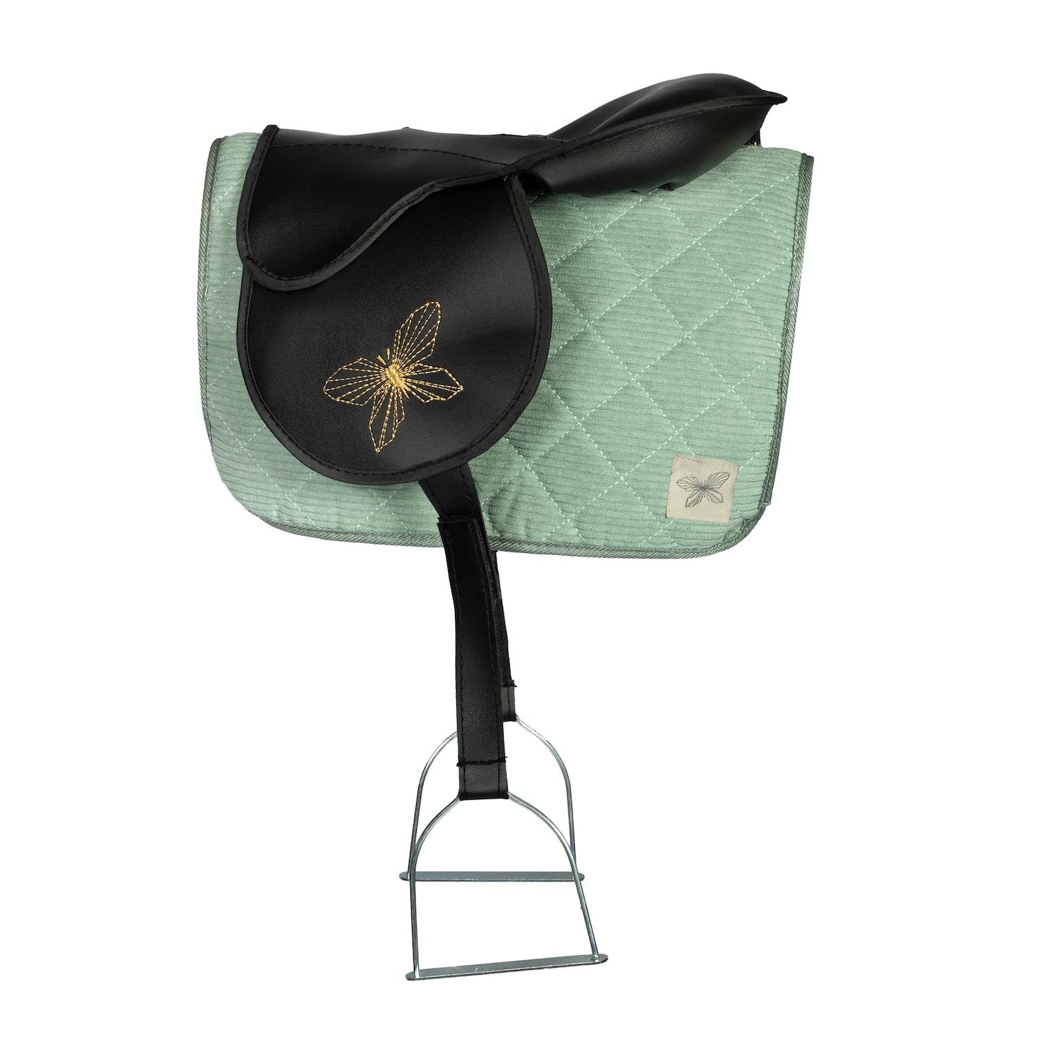 Saddle pad and bonnet green By Astrup