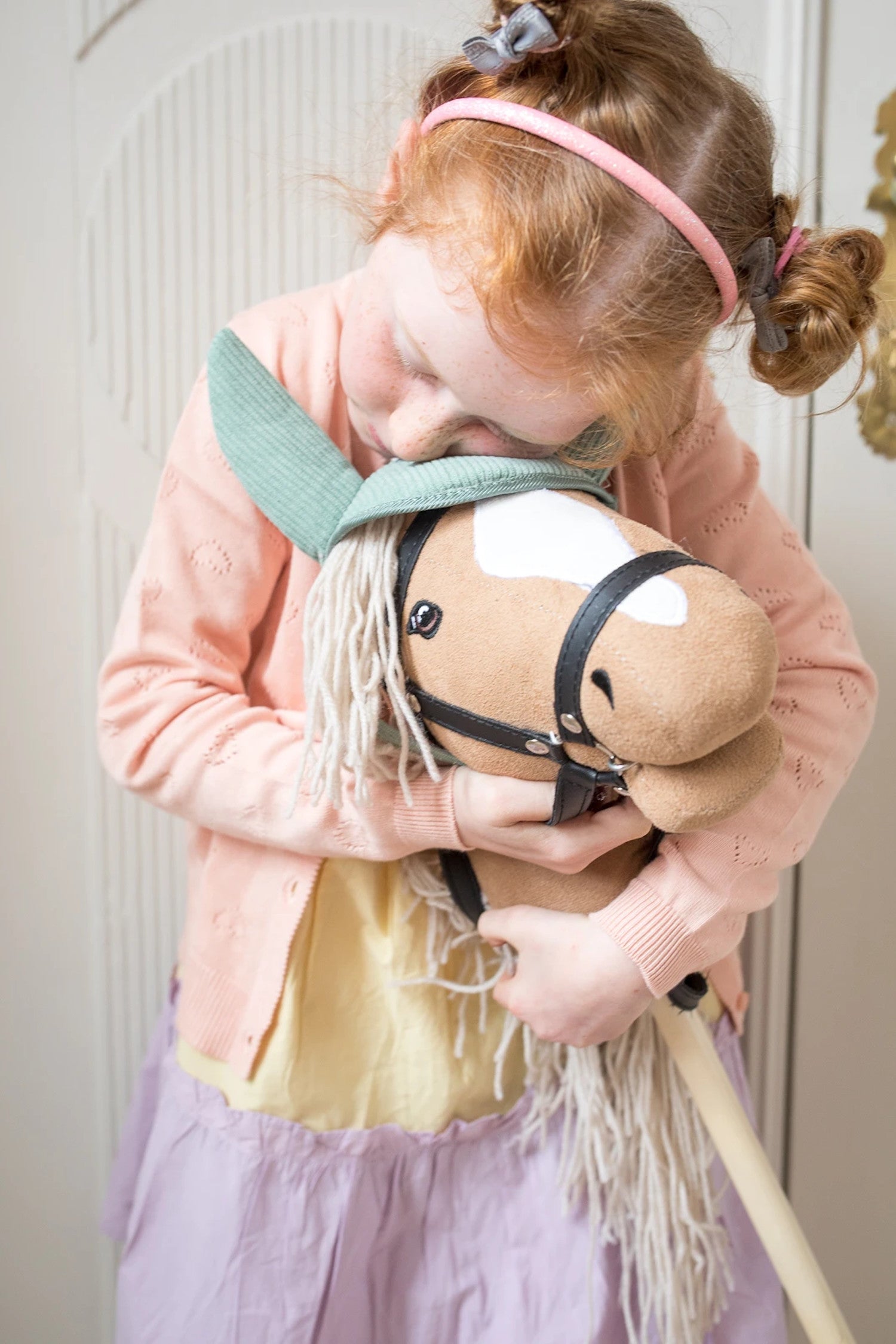 Saddle pad and bonnet green By Astrup