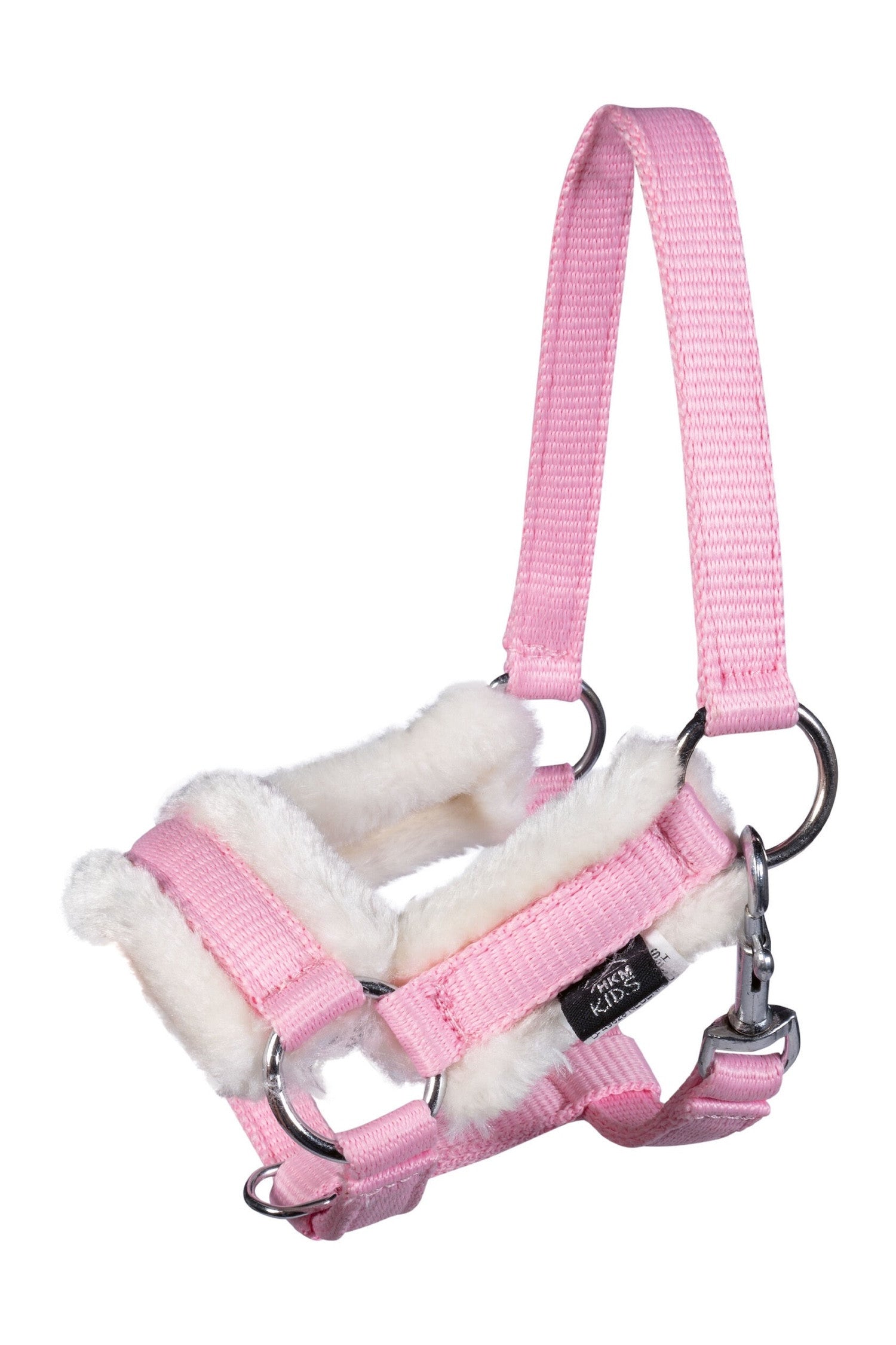 Adjustable pink halter and lead rope for Hobby Horse A3 by HKM