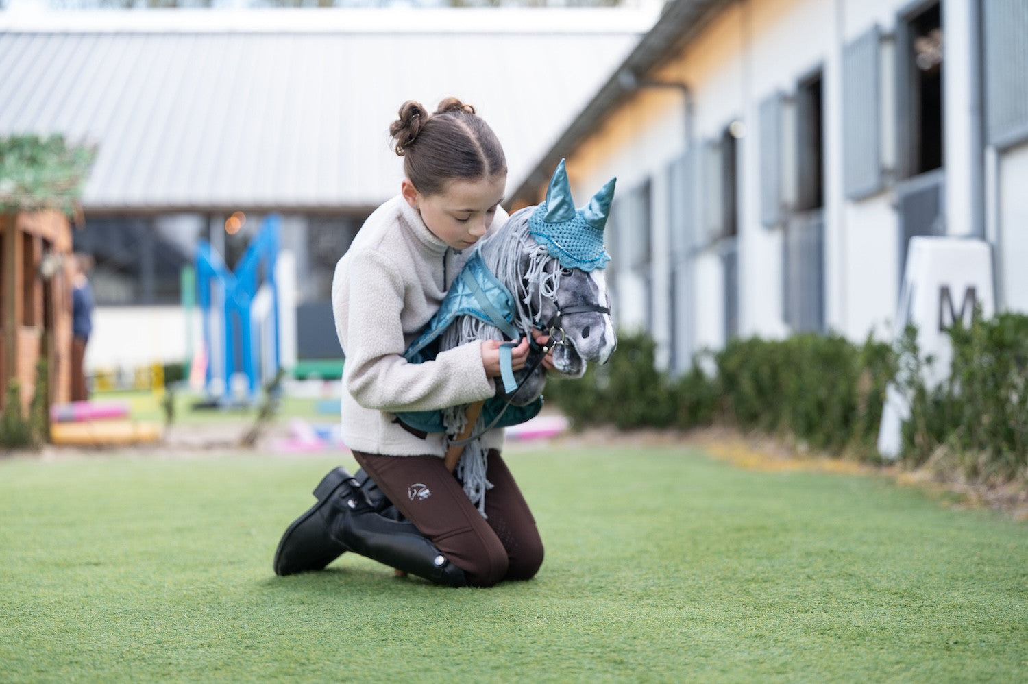 Bonnet turquoise pour Hobby Horse par HKM