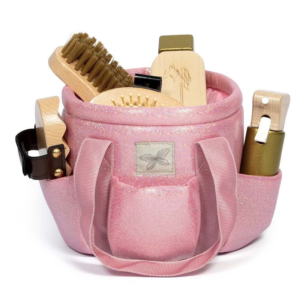 Sac de pansage scintillant pour hobby horse