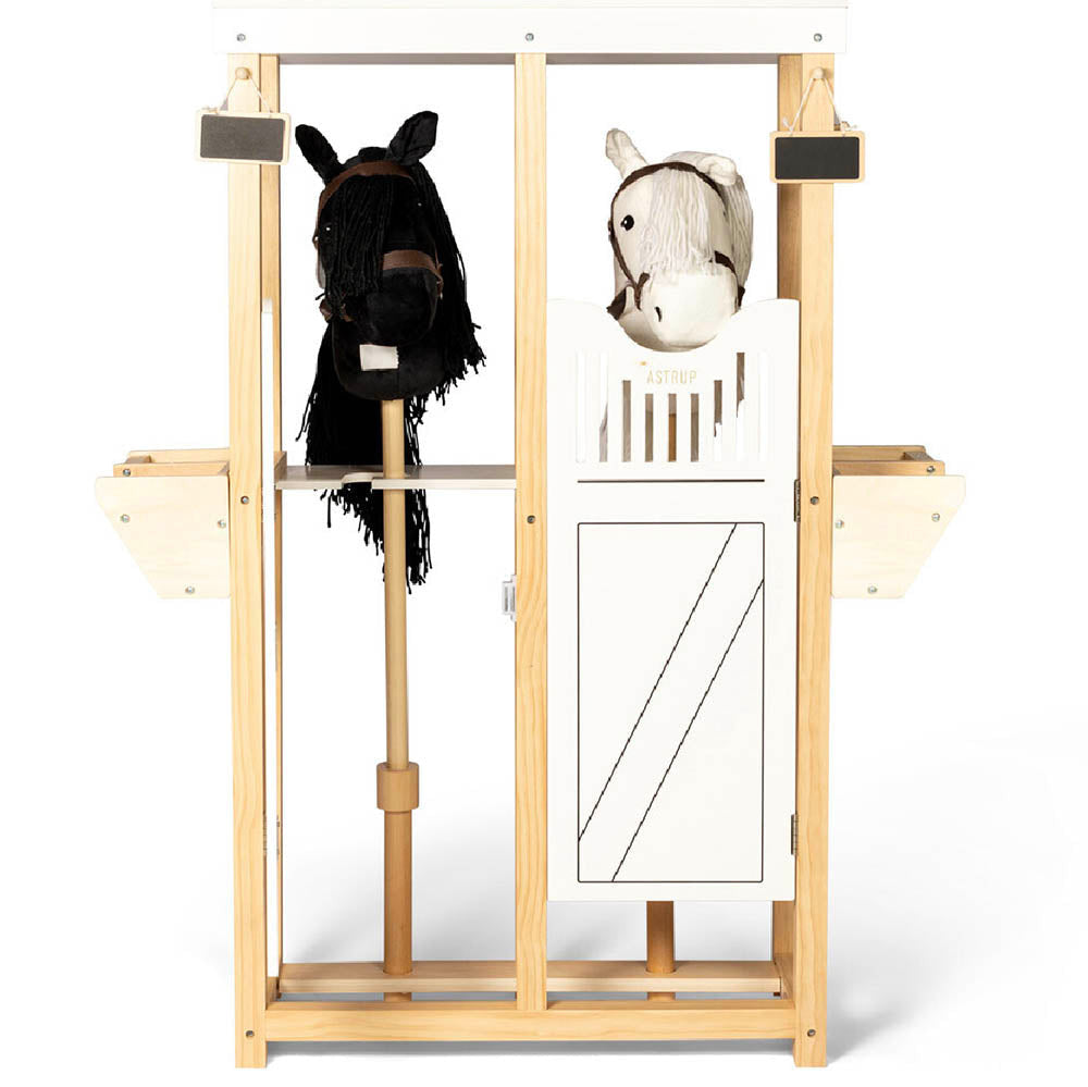 Hoofly Hobby Horse Écurie Mural Pour 1 Cheval - Rangement Avec Portes Et Crochets