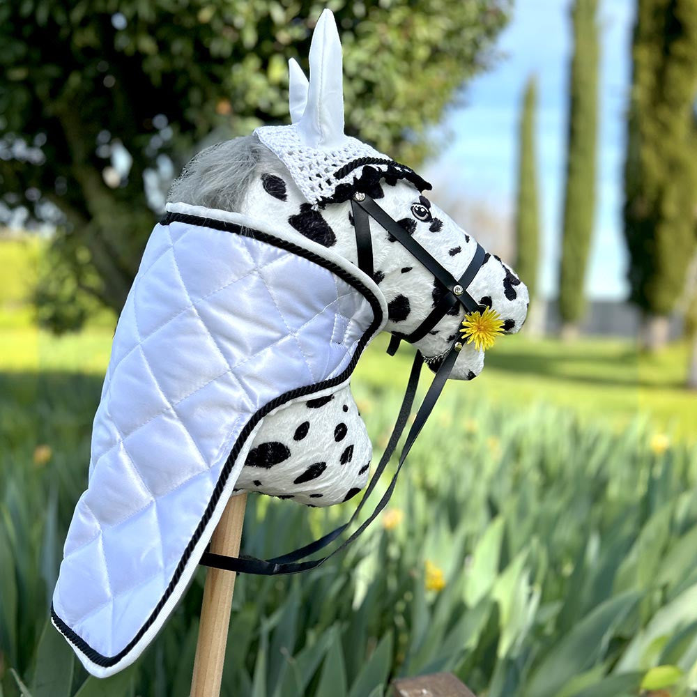 Couverture blanc pour hobby horse