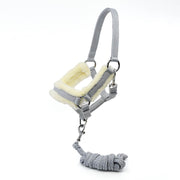 Licol moumoute gris pour hobby horse