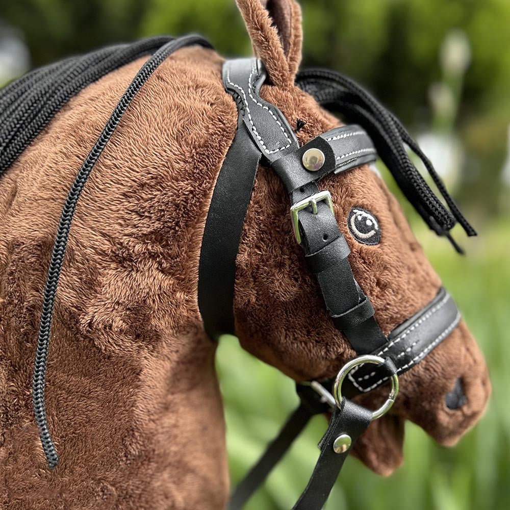 Filet bridon éthologique pour hobby horse