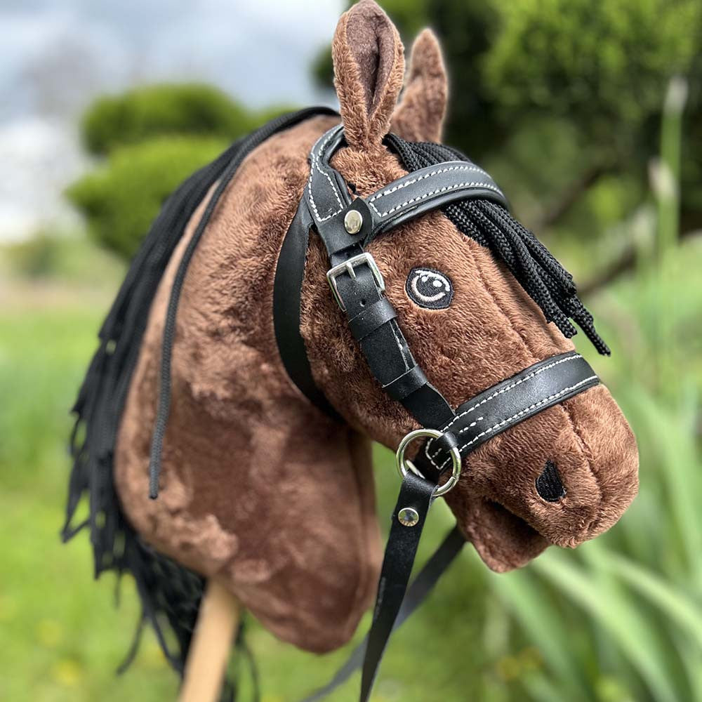 Filet bridon éthologique pour hobby horse